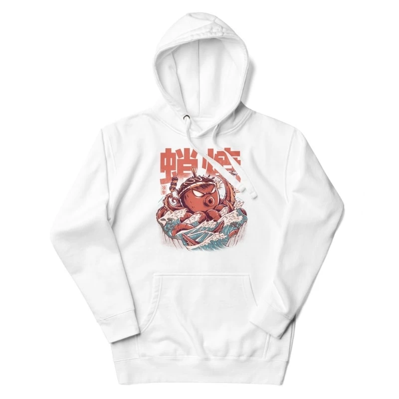 Japanese Hoodie - Takoyaki Attack 1 Japanese Hoodie - Takoyaki Attack