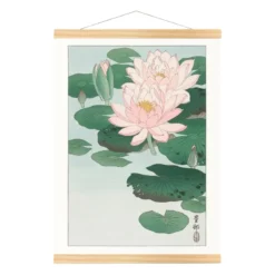 Water Lily Print Poster -Nippon Life Market 17 min 35713f4f c6b9 4dd6 9ea5 c46dff4b3024