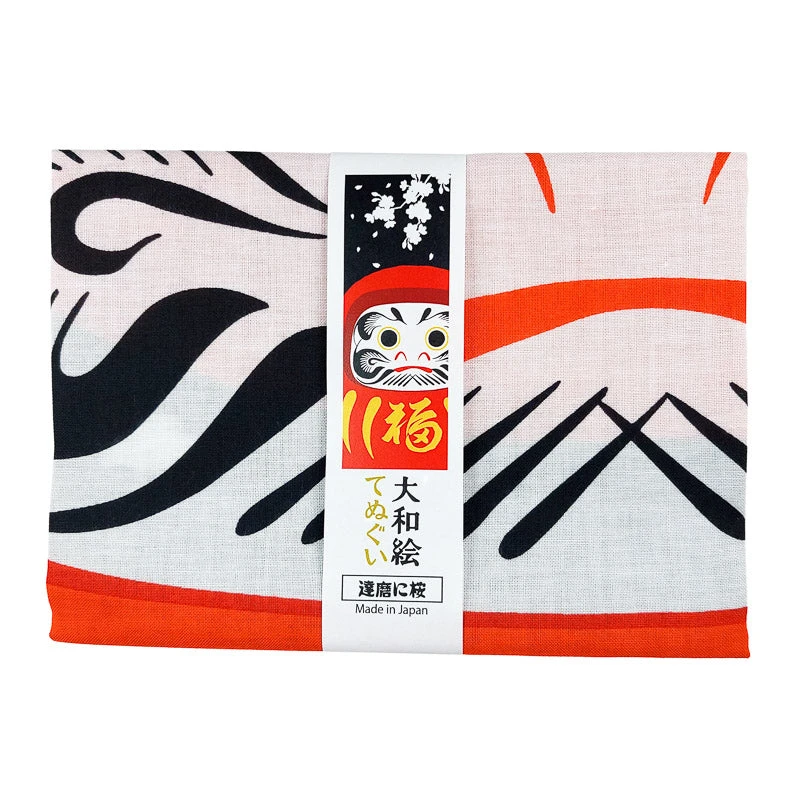 Tenugui Towel - Daruma 2 Tenugui Towel - Daruma - Image 2