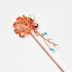 Kanzashi Hair Stick - Peony -Nippon Life Market 20230406 154734