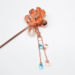 Kanzashi Hair Stick - Peony -Nippon Life Market 20230406 154946