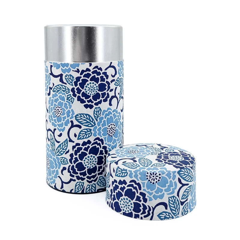 Japanese Tea Box Washi Paper - Blue 1 Japanese Tea Box Washi Paper - Blue