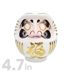White Japanese Daruma – 3.5” To 5.9” -Nippon Life Market 45 min