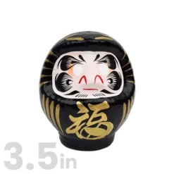 Black Japanese Daruma – 3.5” To 5.9” -Nippon Life Market 49 min