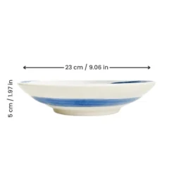 Japanese Soup Plate - Enso 5 Japanese Soup Plate - Enso -Nippon Life Market AssietteJaponaiseCreuseBaleine 2 min