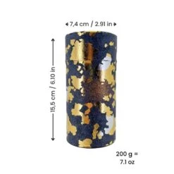 Tea Caddy - Gold Leaf -Nippon Life Market BoiteaTheFeuillesd Or min