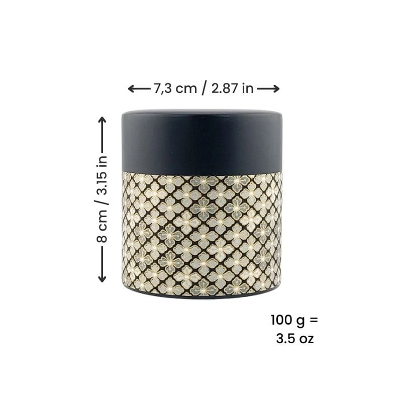 Japanese Tea Box - Kuro Hanabishi 4 Japanese Tea Box - Kuro Hanabishi - Image 4