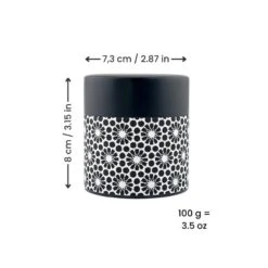 Japanese Tea Caddy - Kuro Kiku 7 Japanese Tea Caddy - Kuro Kiku -Nippon Life Market BoiteaTheJaponaiseKuroKiku min