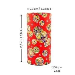 Washi Tea Canister - Temari 7 Washi Tea Canister - Temari -Nippon Life Market BoiteaTheJaponaiseWashiTemari min
