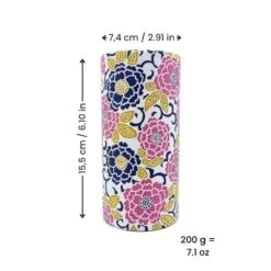 Washi Paper Tea Box - Purple -Nippon Life Market BoiteaTheWashiViolet min