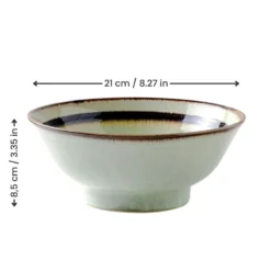 Japanese Ramen Bowl - Wasabi 9 Japanese Ramen Bowl - Wasabi -Nippon Life Market BolaRamenJaponaisWasabi min