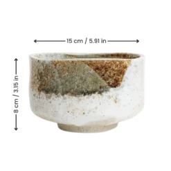 Matcha Tea Bowl - Shino -Nippon Life Market BolaTheMatchaShino min