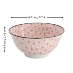 Japanese Bowl Set - Asanoha -Nippon Life Market Coffret2BolsJaponaisAsanoha min