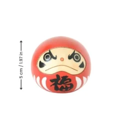Japanese Daruma Kokeshi -Nippon Life Market KokeshiDarumaJaponais min