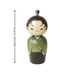 Young Samurai Kokeshi -Nippon Life Market KokeshiJeuneSamourai min