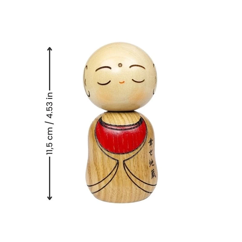 Kokeshi Doll Jizo Monk 3 Kokeshi Doll Jizo Monk - Image 3