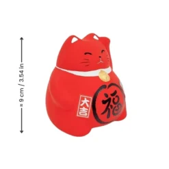 Maneki Neko Marufuku Red 11 Maneki Neko Marufuku Red -Nippon Life Market ManekiNekoMarufukuRouge min