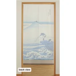 Noren Door Curtain - Mount Fuji Blue -Nippon Life Market NOREN069 min