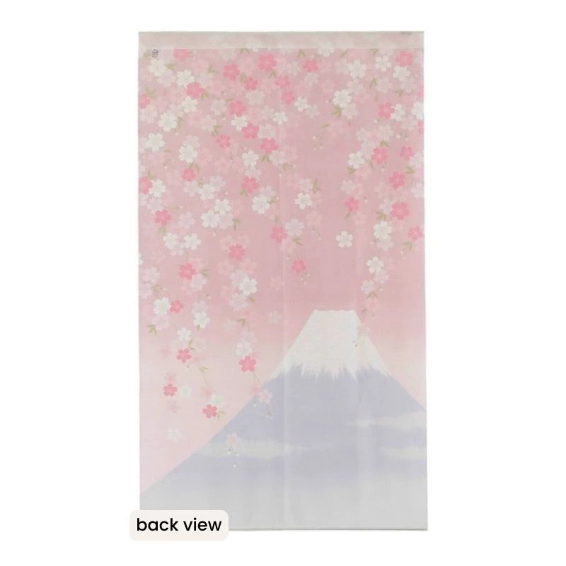 Japanese Noren Curtain - Fuji Sakura 5 Japanese Noren Curtain - Fuji Sakura - Image 5