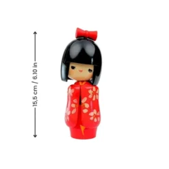 Kokeshi Wooden Doll -Nippon Life Market PoupeeKokeshienBois min