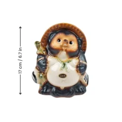 Tanuki Figurine 11 Tanuki Figurine -Nippon Life Market StatuetteTanukiJaponais min