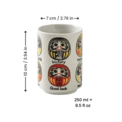 Daruma Mug 8 Daruma Mug -Nippon Life Market TasseDarumaJaponais min