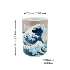 Japanese Great Wave Mug -Nippon Life Market TasseJaponaiseGrandeVague min