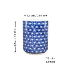 Japanese Tea Cup - Yunomi Asanoha -Nippon Life Market TasseJaponaiseYunomiAsanoha min