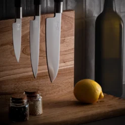 Set Of 3 Japanese Knives โ KAI Wasabi Black