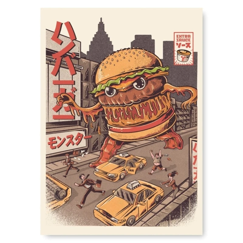 Japanese Poster - Burgerzilla 1 Japanese Poster - Burgerzilla