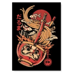 Japanese Poster - Daruma Ramen