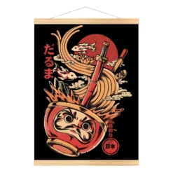 Japanese Poster - Daruma Ramen -Nippon Life Market affiche japonaise daruma ramen a3 654