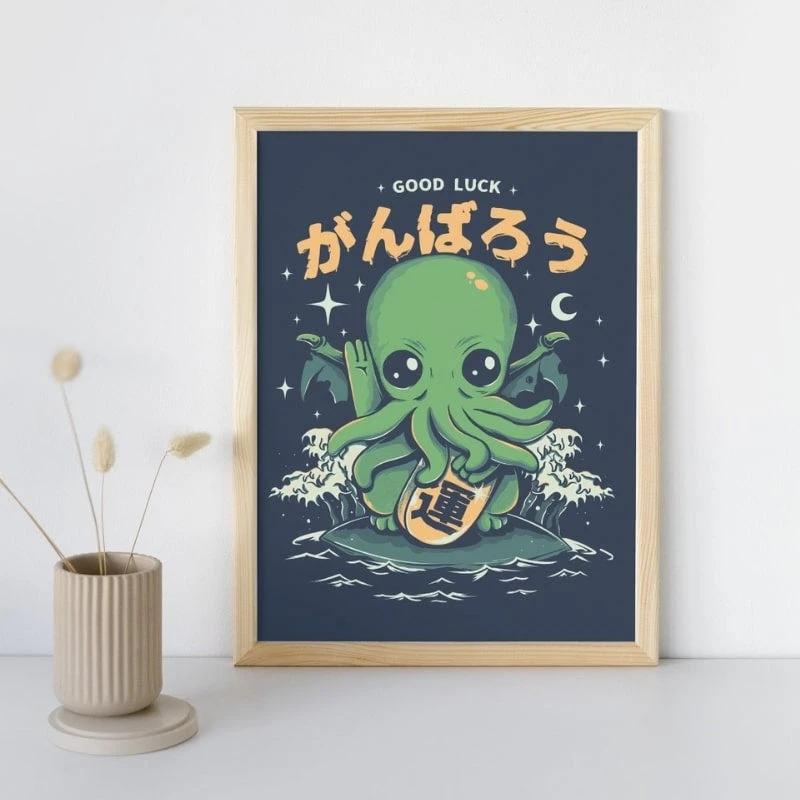 Japanese Poster - Good Luck 2 Japanese Poster - Good Luck - Image 2