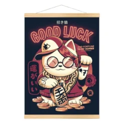 Maneki Neko Poster -Nippon Life Market affiche japonaise maneki neko a3 255