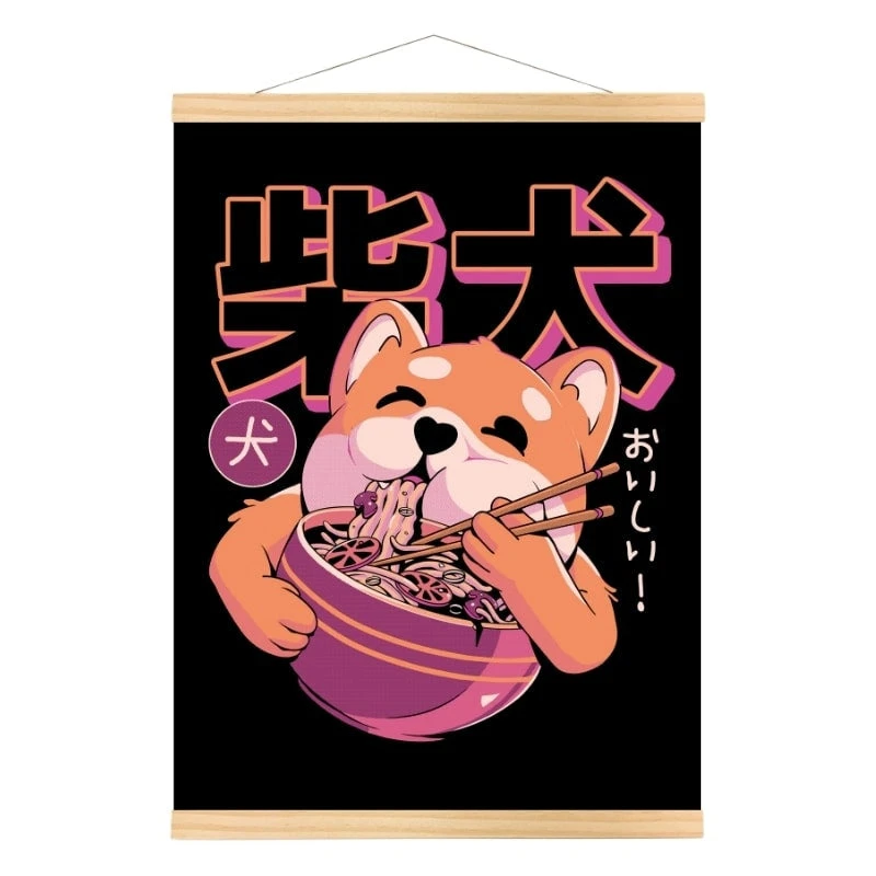 Japanese Poster - Shiba Noodle 3 Japanese Poster - Shiba Noodle - Image 3