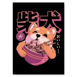 Japanese Poster - Shiba Noodle