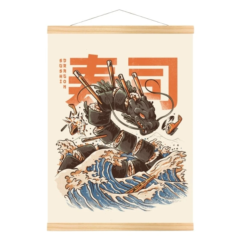 Japanese Poster - Sushi Dragon 3 Japanese Poster - Sushi Dragon - Image 3
