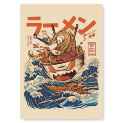 Japanese Poster - The Great Ramen Off Kanagawa