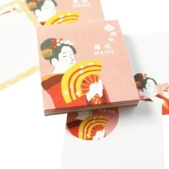 Japanese Notepad - Maiko 6 Japanese Notepad - Maiko -Nippon Life Market bloc note japonais maiko 995