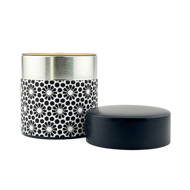 Japanese Tea Caddy - Kuro Kiku 2 Japanese Tea Caddy - Kuro Kiku - Image 2