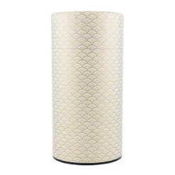 Washi Tea Canister - Golden Seigaiha