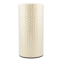 Japanese Washi Tea Canister - Asanoha