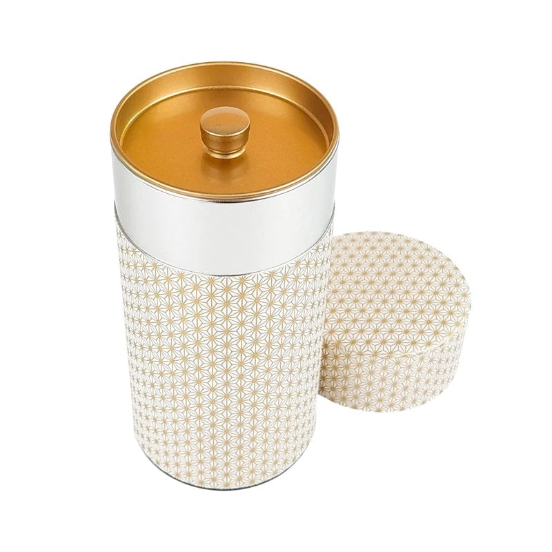 Japanese Washi Tea Canister - Asanoha 3 Japanese Washi Tea Canister - Asanoha - Image 3