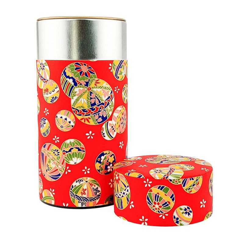 Washi Tea Canister - Temari 2 Washi Tea Canister - Temari - Image 2