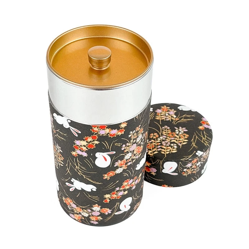 Washi Tea Canister - Usagi 3 Washi Tea Canister - Usagi - Image 3