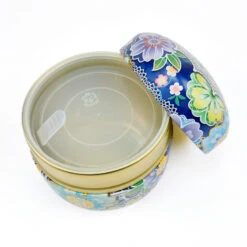 Blue Metal Japanese Tea Box 7 Blue Metal Japanese Tea Box -Nippon Life Market boite a the metal japon bleu 167