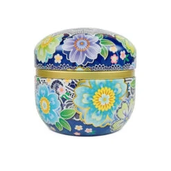 Blue Metal Japanese Tea Box