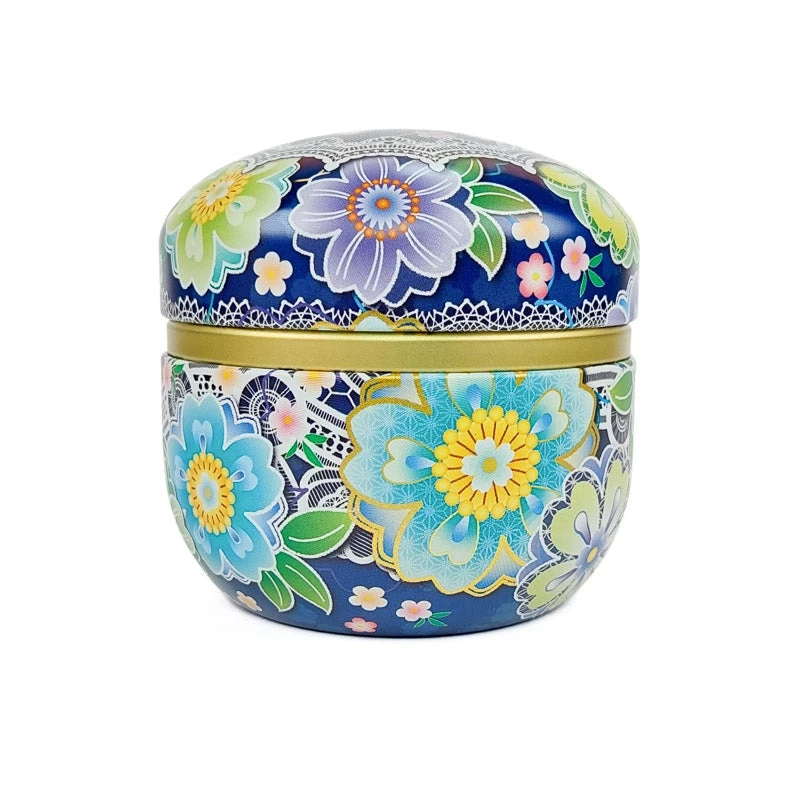 Blue Metal Japanese Tea Box 1 Blue Metal Japanese Tea Box