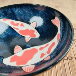 Donburi Rice Bowl Koi 12 Donburi Rice Bowl Koi -Nippon Life Market bol donburi carpe koi 743