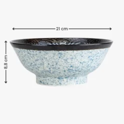 Japanese Donburi Bowl - Nami 9 Japanese Donburi Bowl - Nami -Nippon Life Market bol donburi japonais nami 218